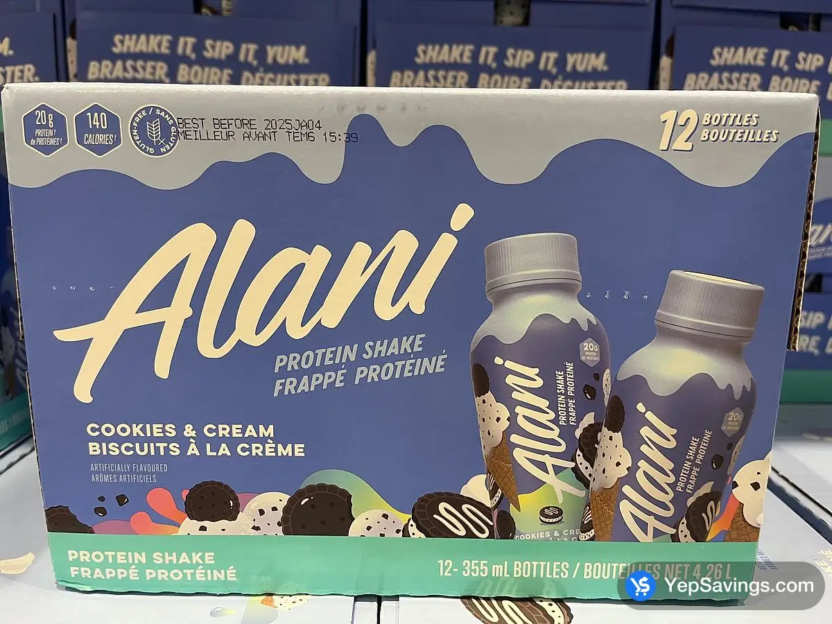 ALANI NU PROTEIN SHAKE 12 x 355 mL ITM 1786566 at Costco