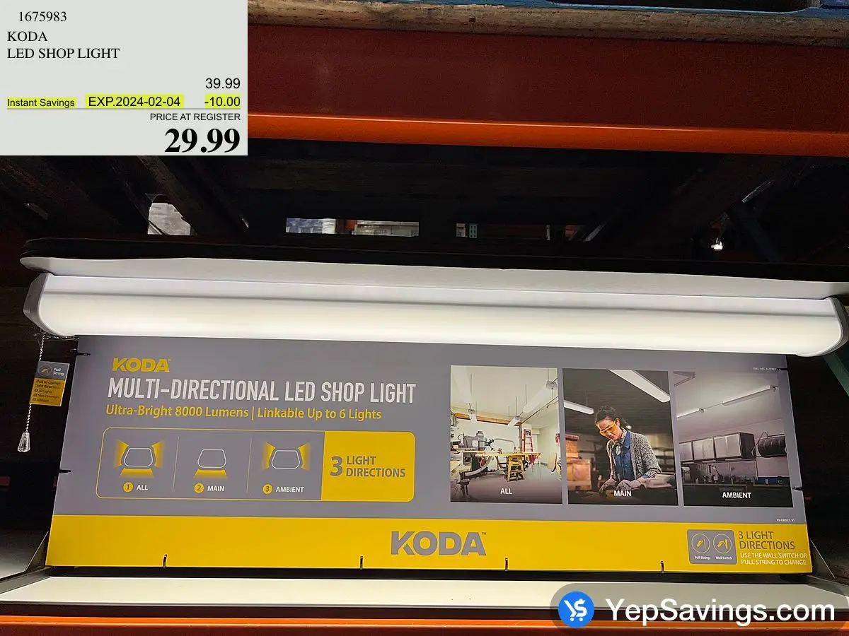 KODA LED SHOP LIGHT at Costco Beacon Hill Calgary