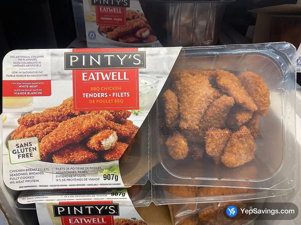 Costco PINTY'S BBQ CHICKEN FILLETS 907 g - Canada (ITM 1759249)