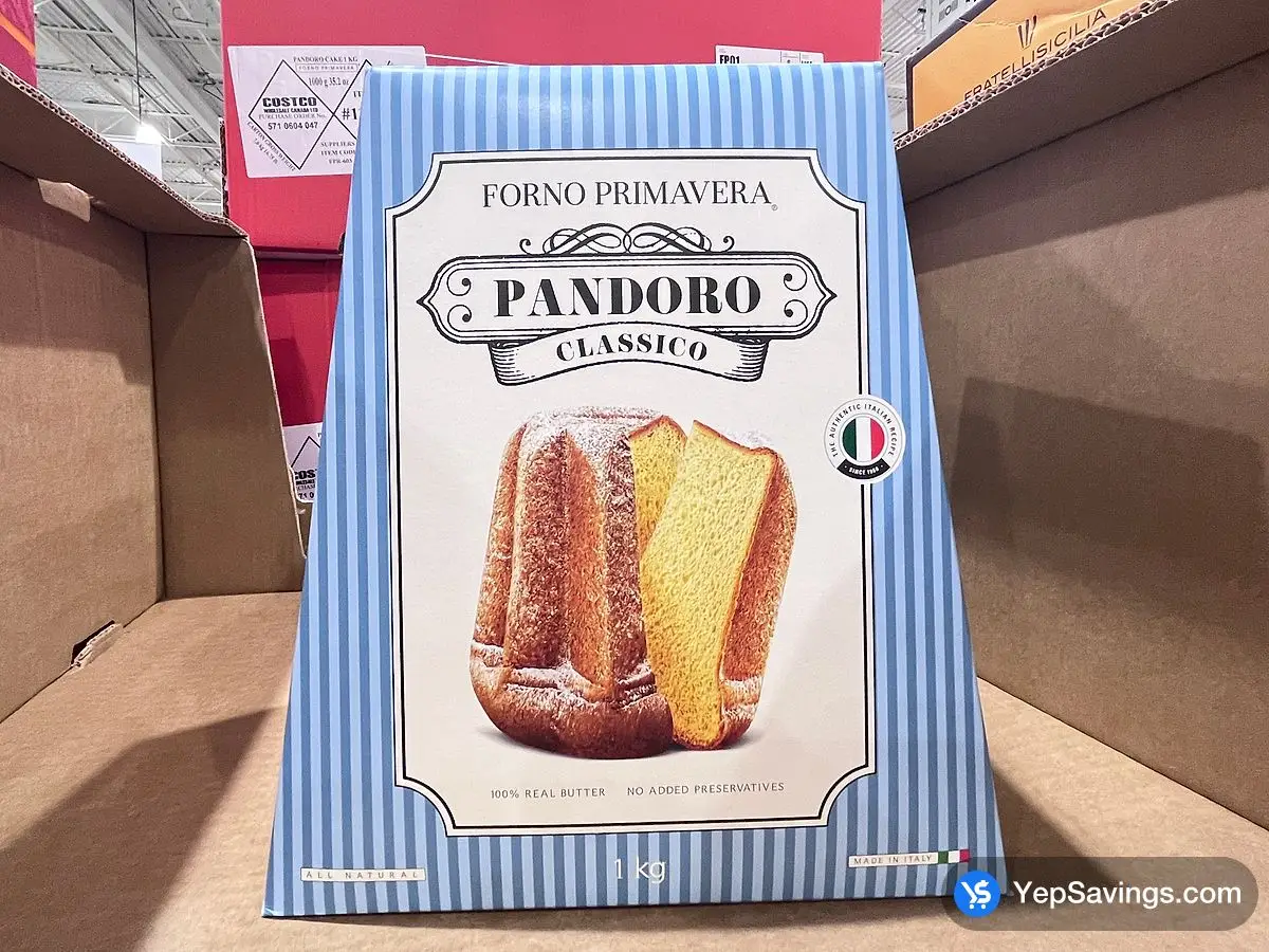 Costco SWEET ITALY PANDORO CAKE 1KG - Canada (ITM 1176232)