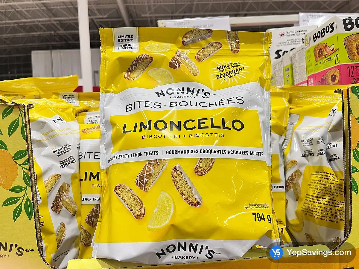 NONNI'S LIMONCELLO BISCOTTI BITES 794 g ITM 1459977 at Costco