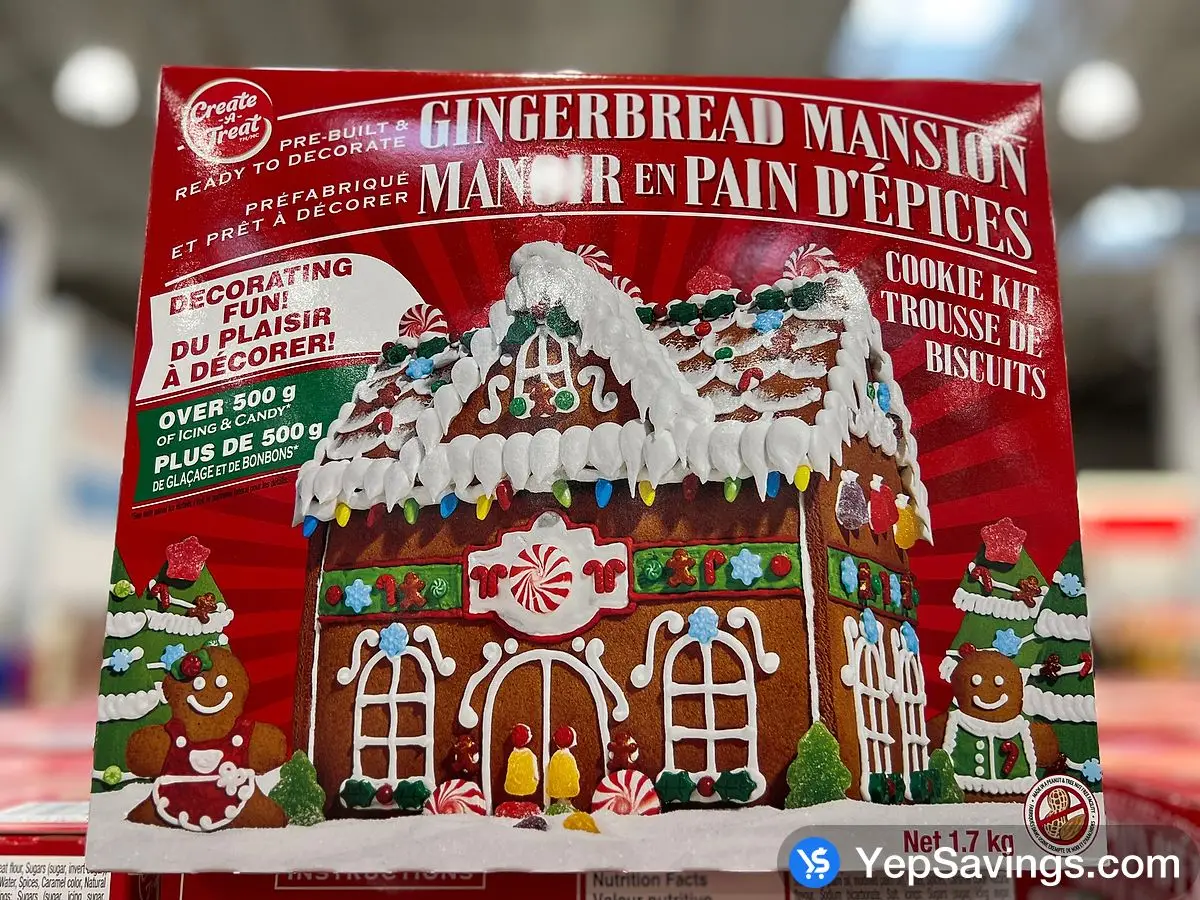 Costco CREATE A TREAT GINGERBREAD HOUSE 1.68 kg - Canada (ITM 1533852)