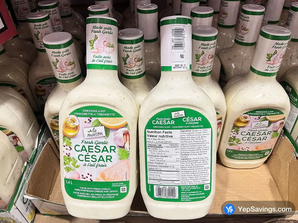 LA MAISON CAESAR SALAD DRESSING 1.4L ITM 102708 at Costco
