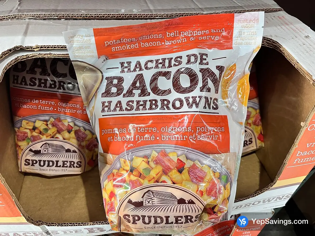 Costco SPUDLERS BREAKFAST HASH 1.5 kg - Canada (ITM 2261112)