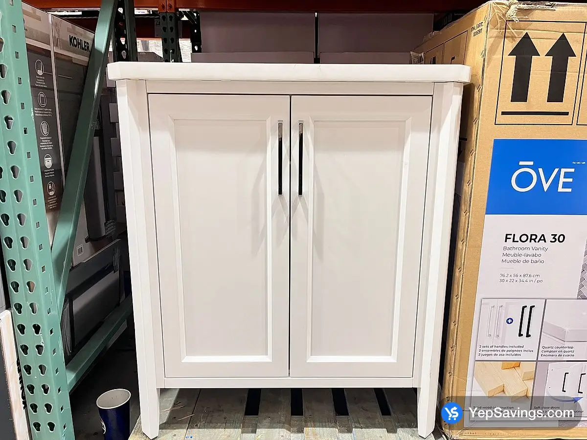Costco OVE FLORA BATHROOM VANITY 30 in - Canada (ITM 1806197)