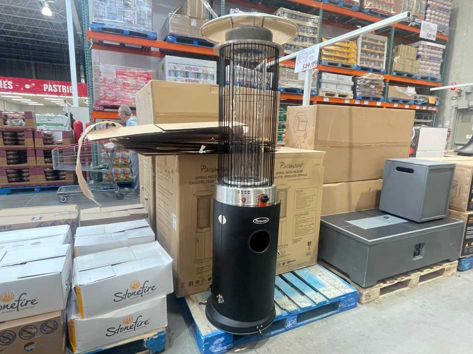 Costco VENTURI SPIRAL FLAME PROPANE PATIO HEATER MODEL PH-F122 - Canada (ITM 1135251)