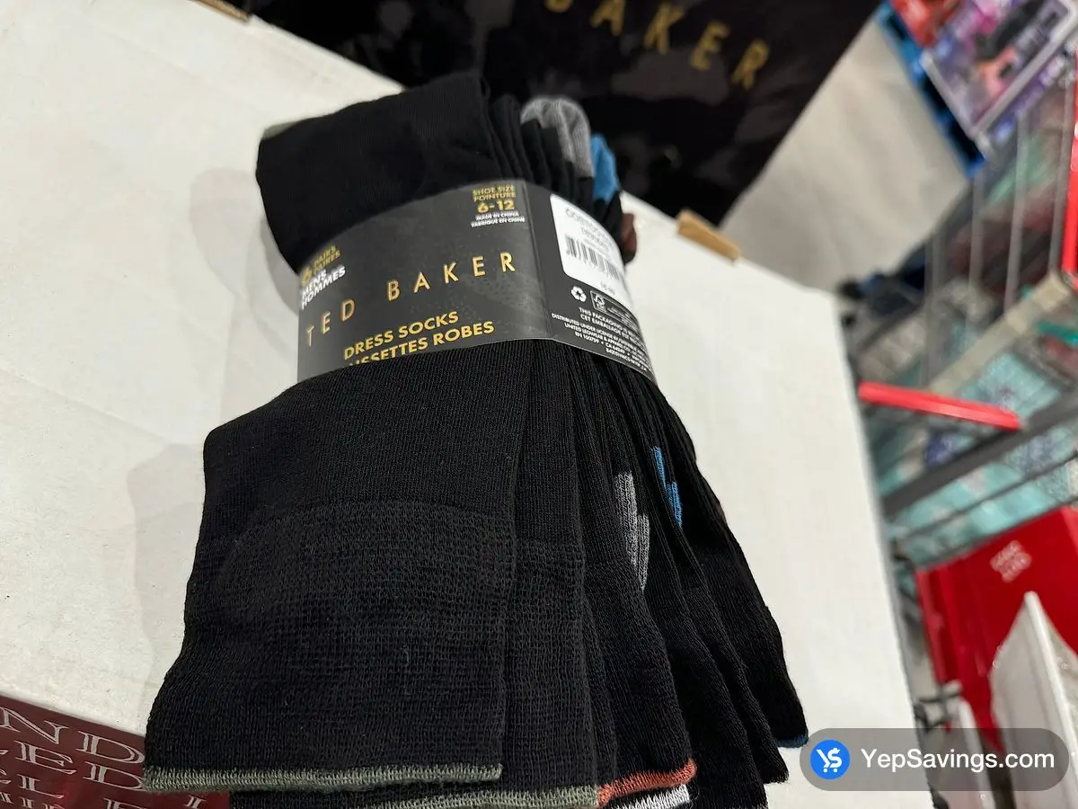 Costco TED BAKER DRESS SOCKS 6PK MENS SIZES 6-12 - Canada (ITM 1830543)