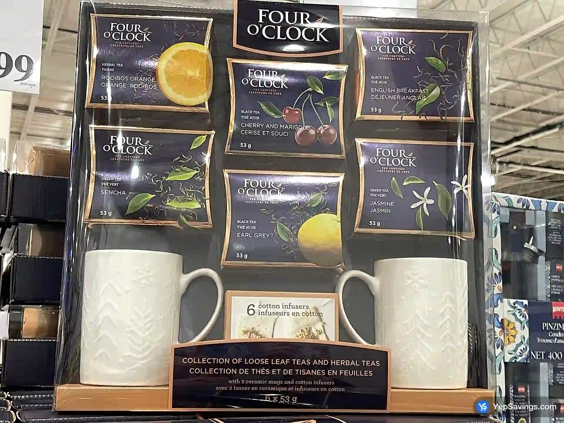 Costco FOUR O'CLOCK LOOSE LEAF TEA GIFT SET - Canada (ITM 3369999)