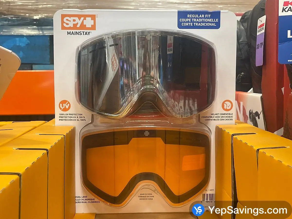 SPY SNOW GOGGLES SMALL & REGULAR FIT ITM 1654536 at Costco