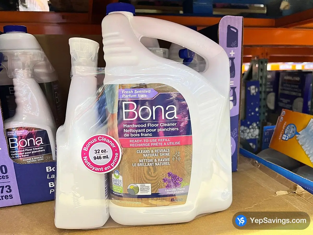Costco BONA HARDWOOD FLOOR CLEANER 3.79 L946 mL - Canada (ITM 1797555)
