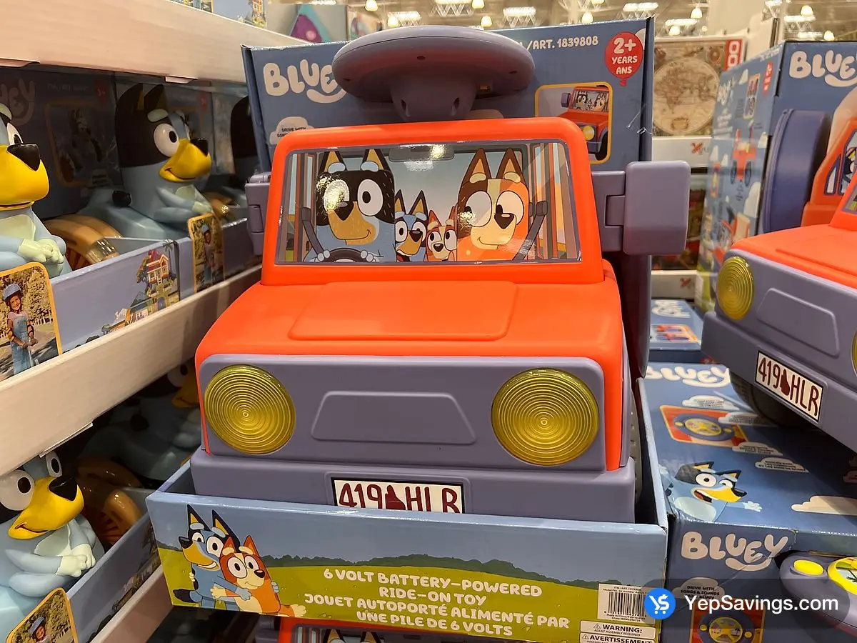 Costco BLUEY 6 VOLT BATTERY RIDE - ON TOY - Canada (ITM 1839808)