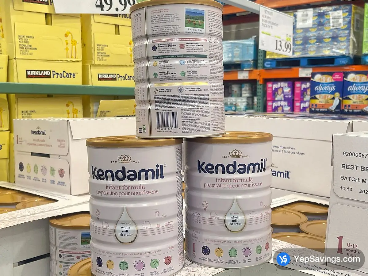Costco KENDAMIL INFANT FORMULA 1049 g - Canada (ITM 1842944)