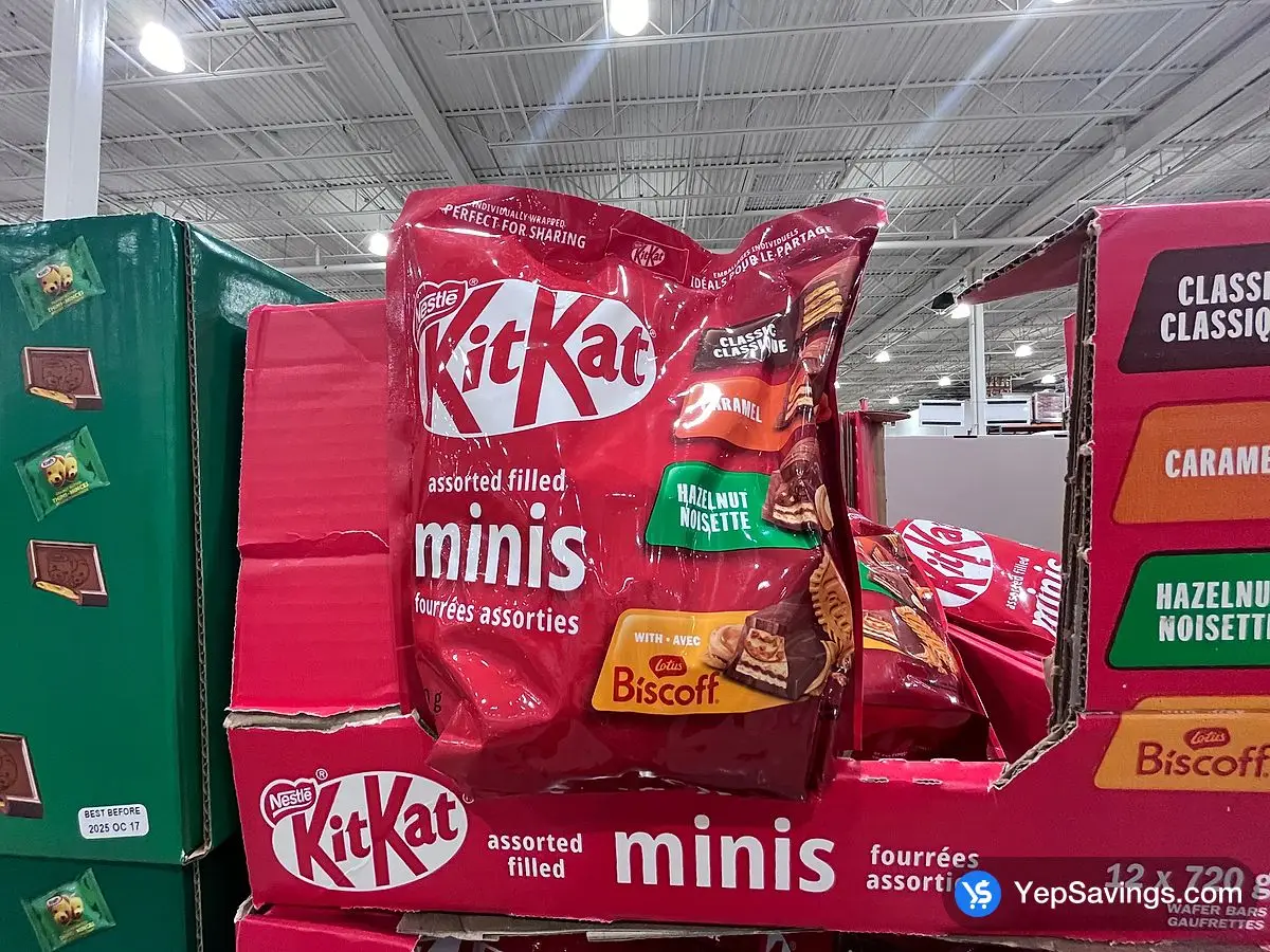 Costco NESTLE KIT KAT ASSORTED MINIS 720 g - Canada (ITM 1838948)
