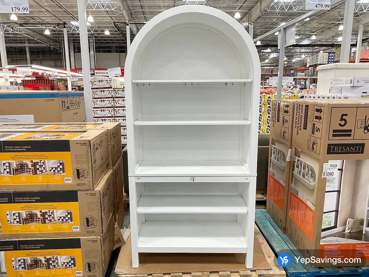 Costco TRESANTI CURVED BOOKCASE 72 in - Canada (ITM 1783090)