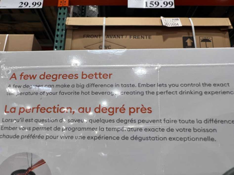 Costco EMBER MUG SMART MUG 14 OZ SAGE TEMPERATURE CONTROL - Canada (ITM 3502561)