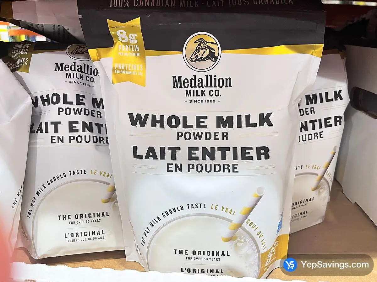 Costco MEDALLION MILK WHOLE MILK POWDER 1 Kg - Canada (ITM 1538292)