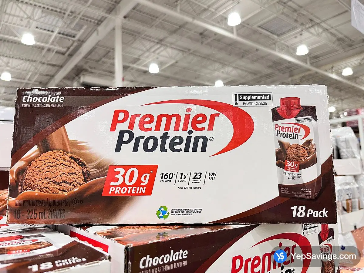 Costco PREMIER NUTRITION PROTEIN SHAKE 18 x 325 mL - Canada (ITM 485090)