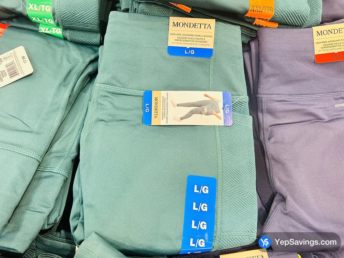 Costco MONDETTA BRUSHED LEGGING +LADIES SIZES S-XXL - Canada (ITM 1819010)