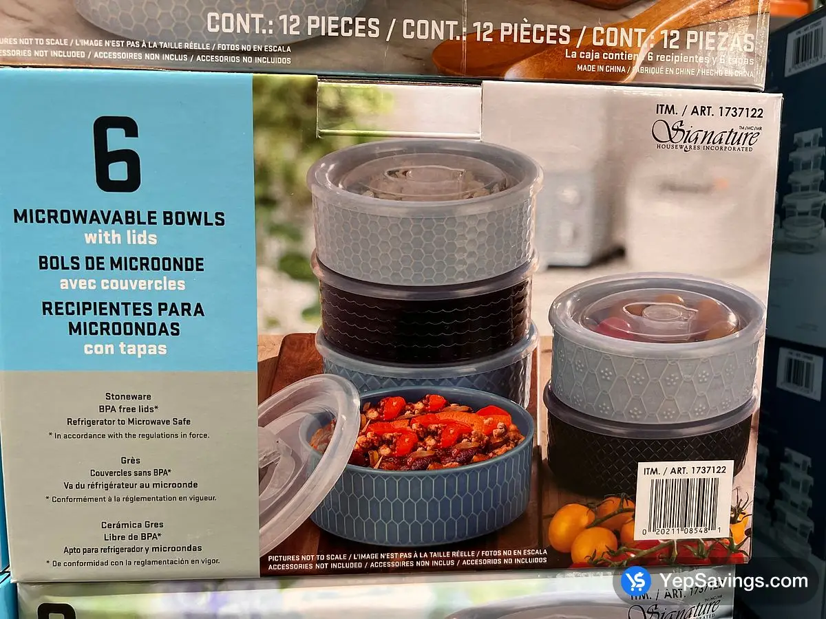 Costco SIGNATURE HOUSEWARES STONEWARE BOWLS PACK OF 6 - Canada (ITM 1737122)