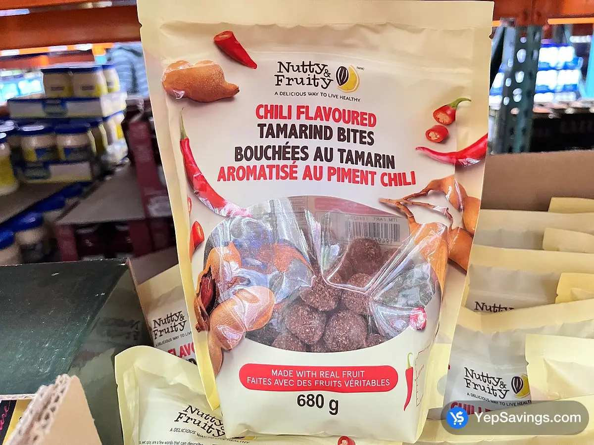 Costco NUTTY & FRUITY CHILI TAMARIND BITES 680 g - Canada (ITM 1646200)