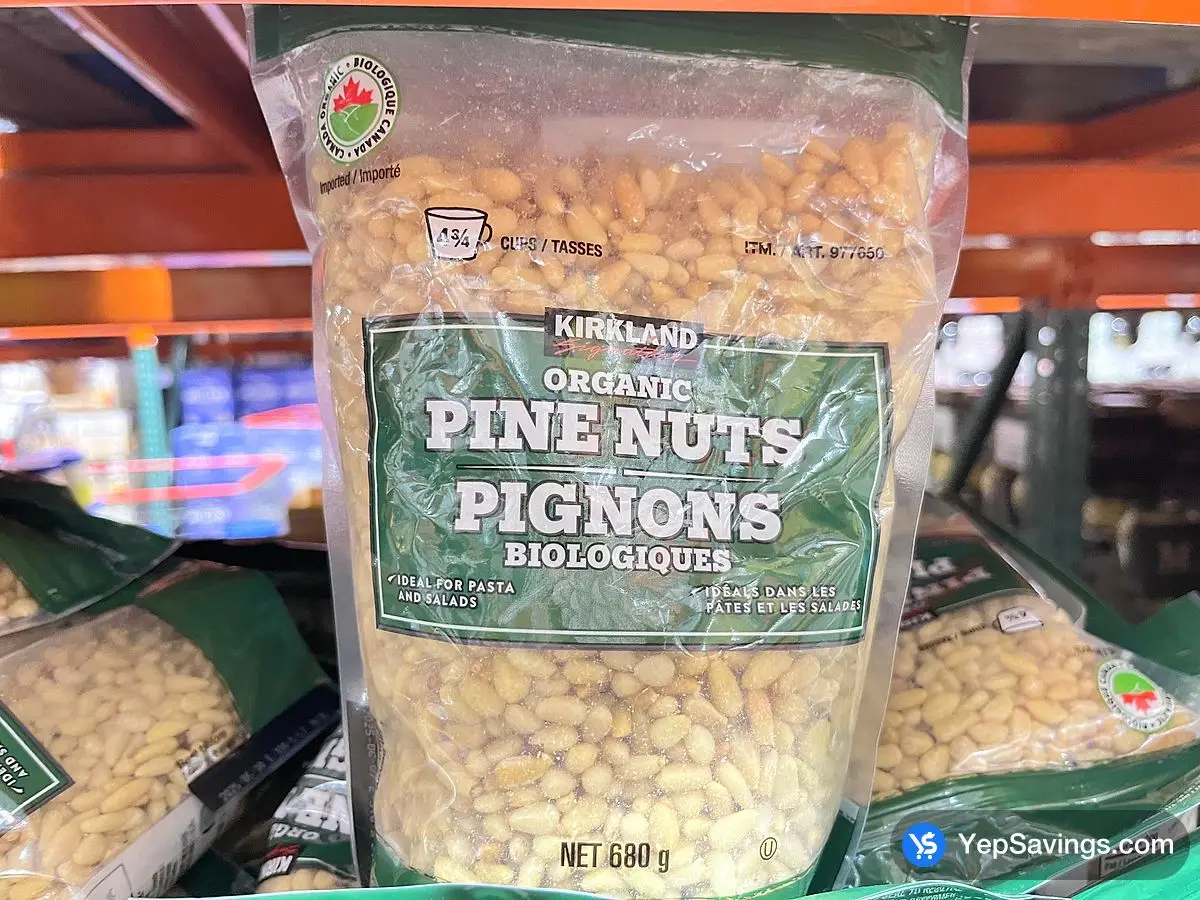 Costco KIRKLAND SIGNATURE ORGANIC PINE NUTS 680 g - Canada (ITM 977650)