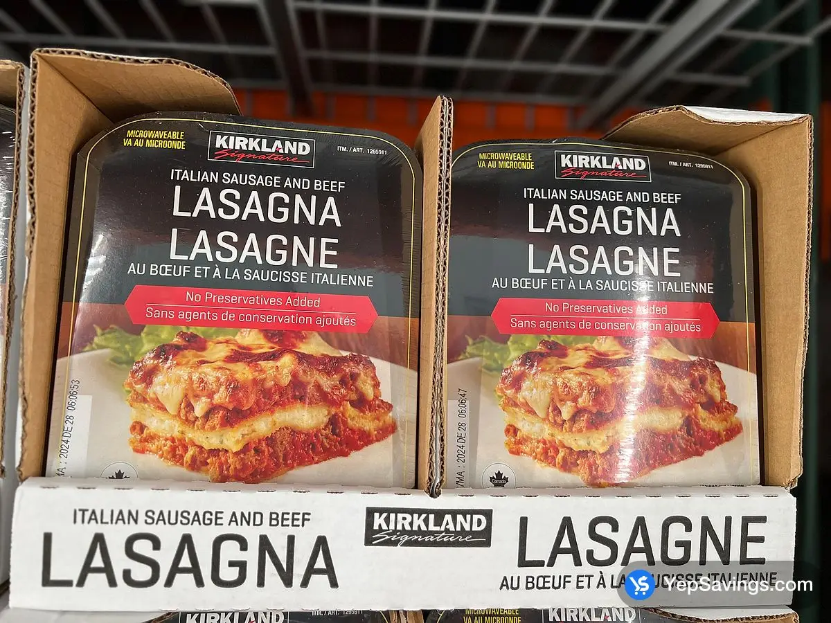 KIRKLAND SIGNATURE SAUSAGE AND BEEF 2 x 1.5 kg ITM 1295911 at Costco