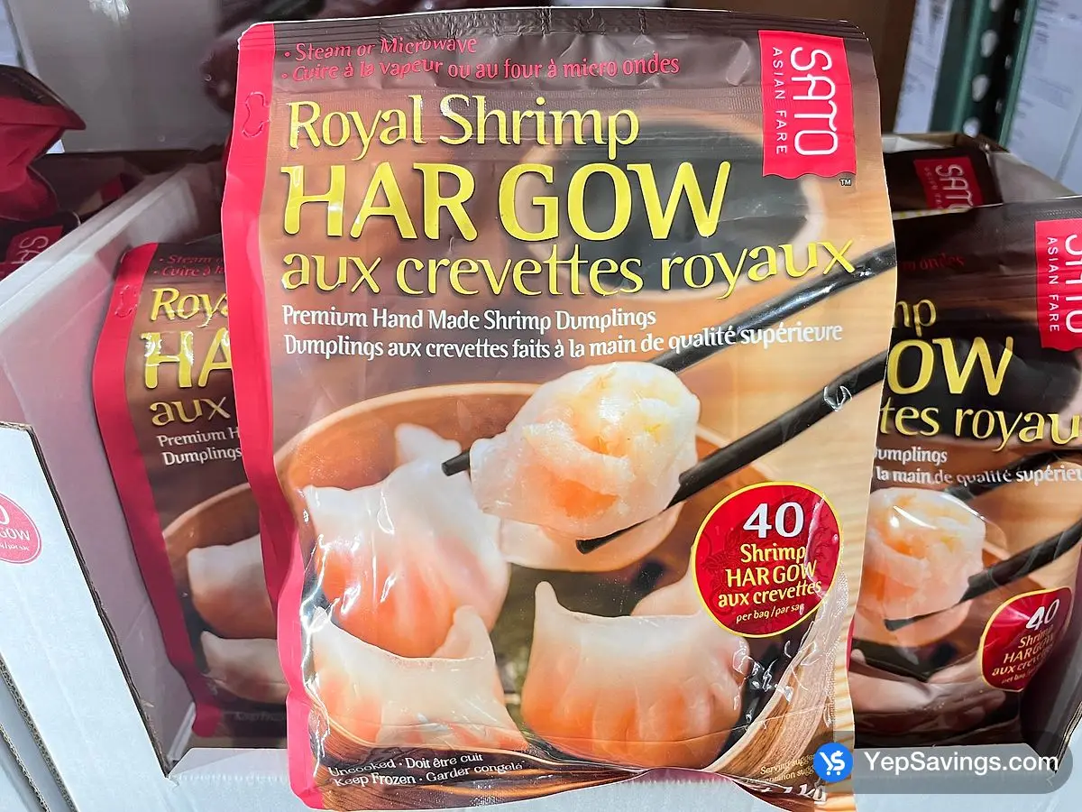 Costco SATO ASIAN ROYAL SHRIMP HAR - GOW 1 kg - Canada (ITM 1663051)