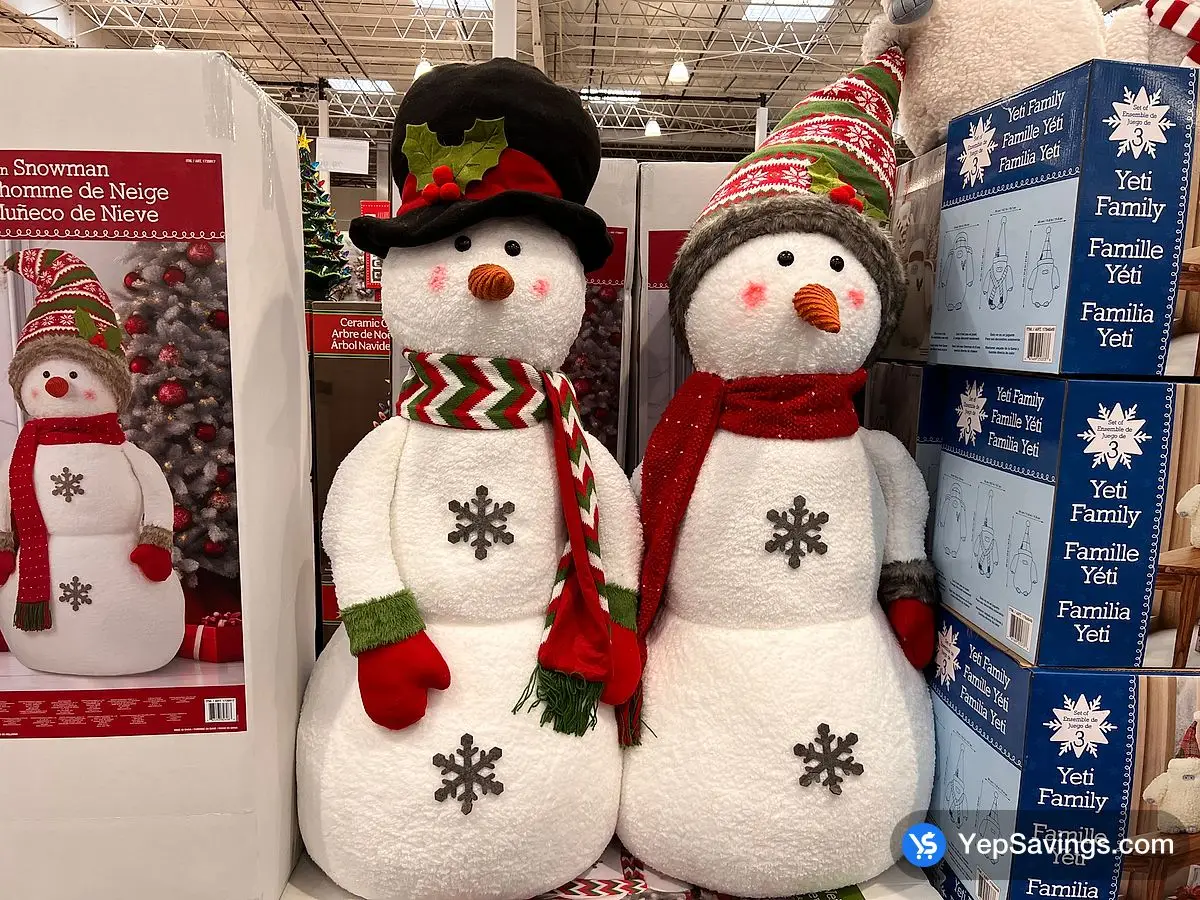 Costco 48 IN 122 CM SNOWMAN ASSORTED - Canada (ITM 1739917)