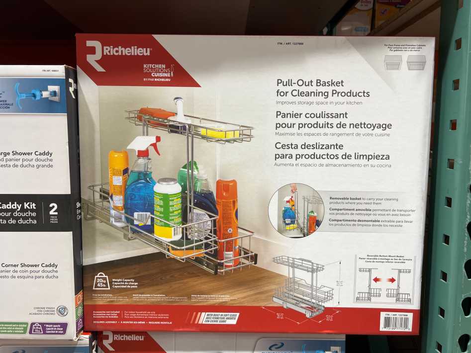 Costco RICHELIEU PULL-OUT BASKET 18x6x15 - Canada (ITM 1227888)