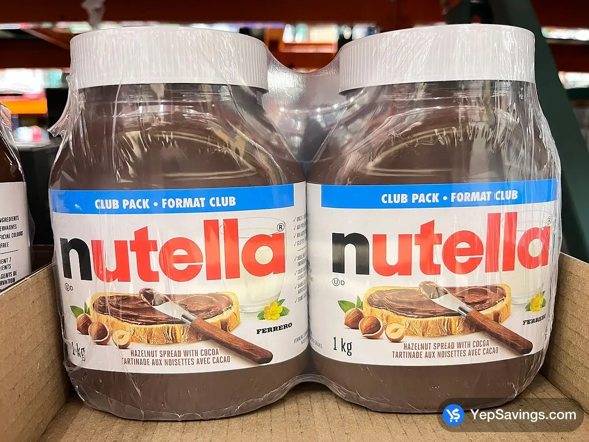 Costco FERRERO NUTELLA 2 x 1 kg - Canada (ITM 1150701)