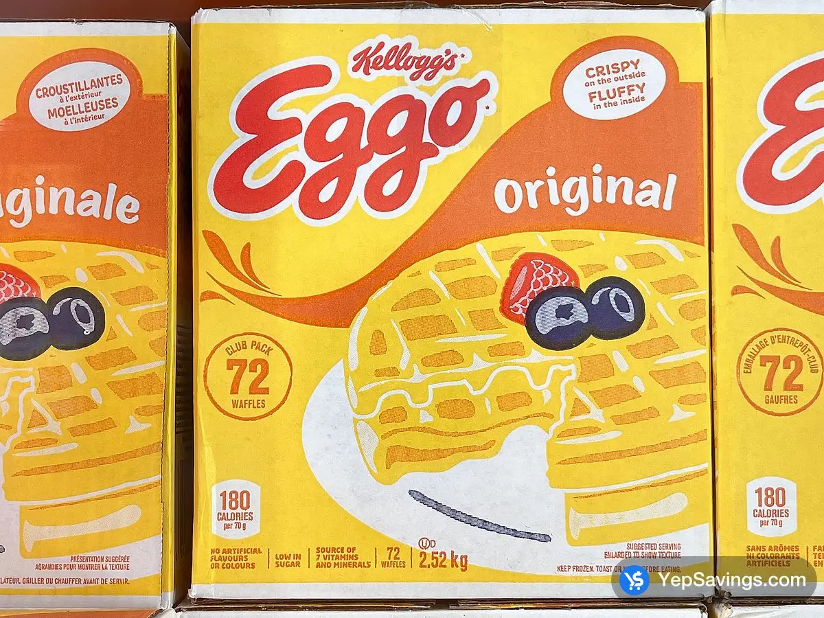 Costco KELLOGG'S EGGO WAFFLES 2.52 kg - Canada (ITM 391166)