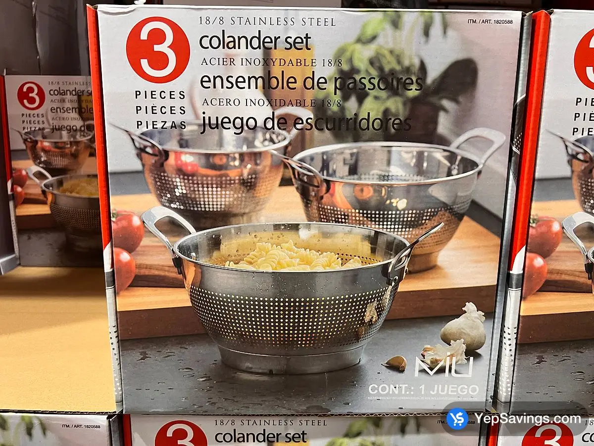 Costco MIU COLANDER SET PACK OF 3 - Canada (ITM 1820588)