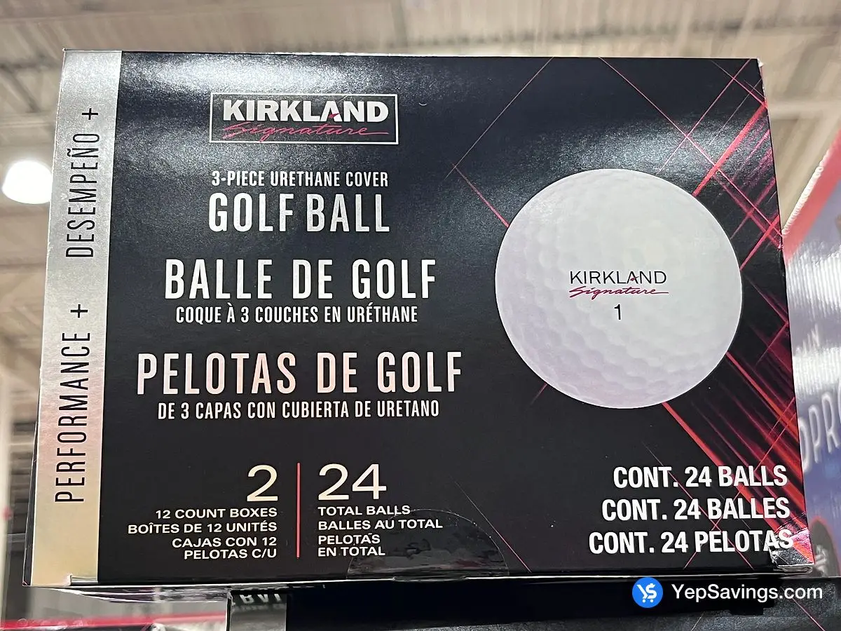 Costco KIRKLAND SIGNATURE GOLF BALLS V3.0 PACK OF 24 - Canada (ITM 1654518)