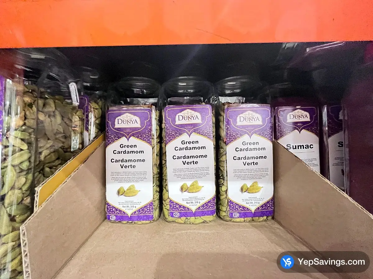 Costco DUNYA GREEN CARDAMOM 310 g - Canada (ITM 1482520)