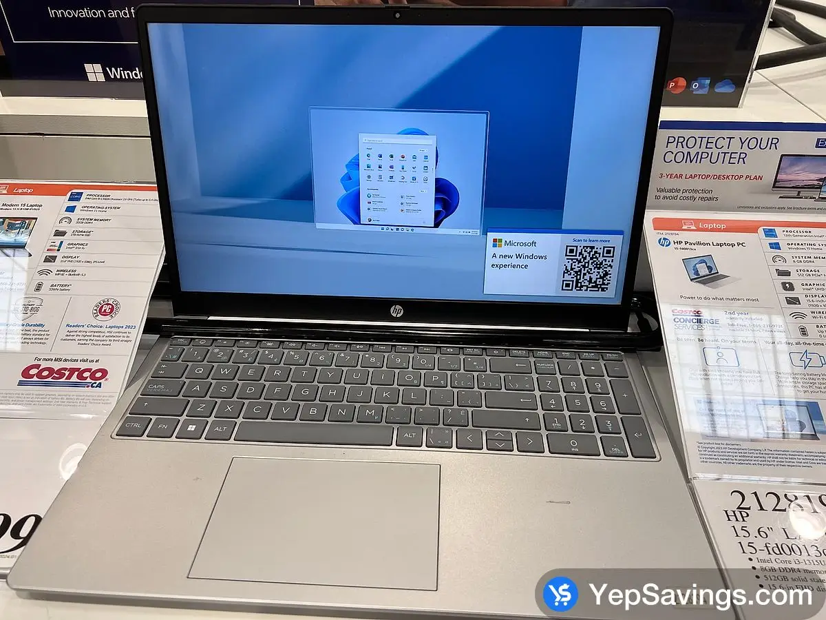 HP 15.6IN LAPTOP COMPUTER 15 - fd0013ca ITM 2128194 at Costco
