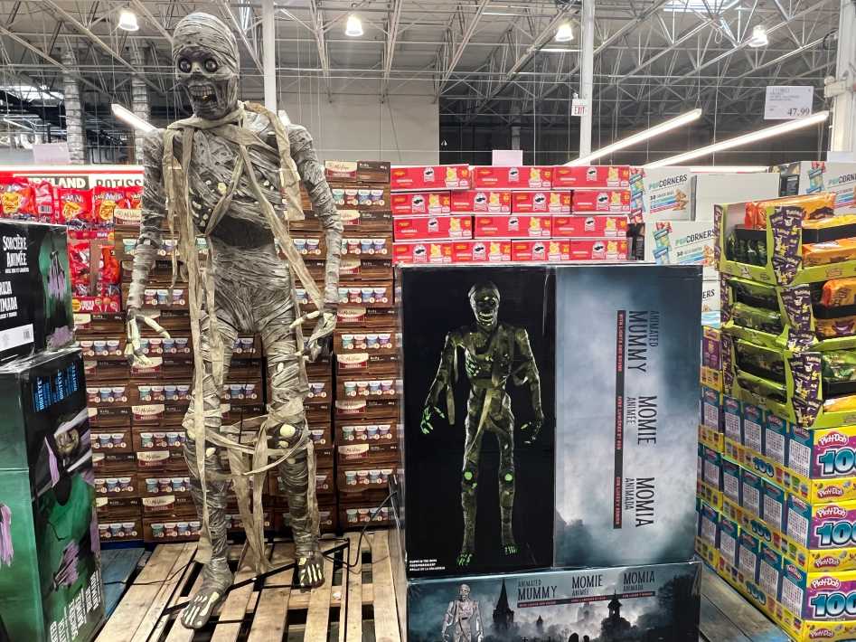 Costco ANIMATED MUMMY WITH LIGHTS AND SOUND 2.1 M / 7 FT - Canada (ITM 1601423)