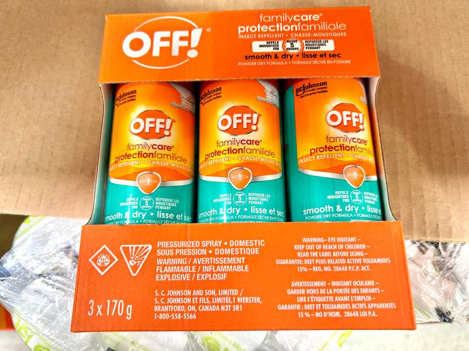 OFF ! FAMILY CARE INSECT REPELLENT 3 x 170mL ITM 1695125 at Costco