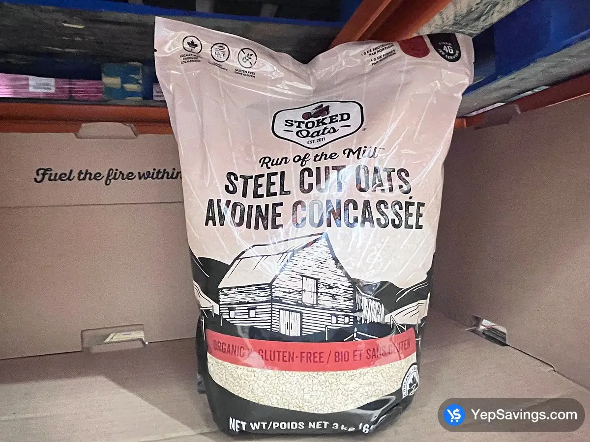 Costco STOKED OATS QUICK STEEL CUT OATS 3 kg - Canada (ITM 1680886)