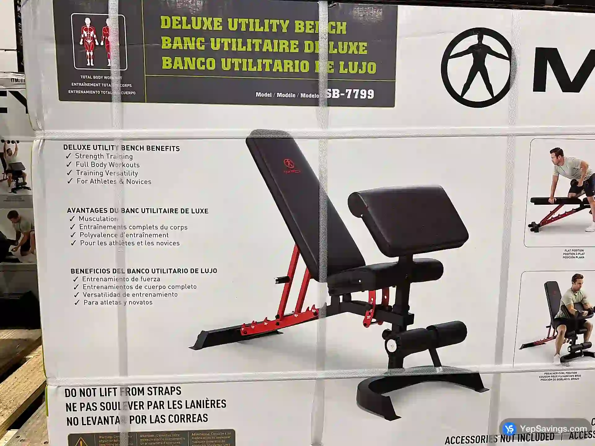 Costco MARCY UTILITY BENCH INCLINABLE DECLINABLE - Canada (ITM 1733688)