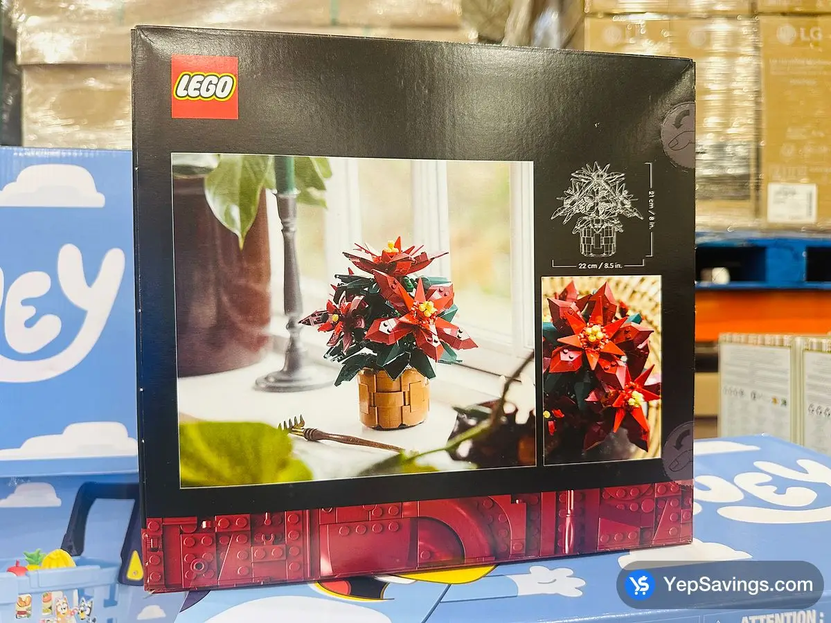Costco LEGO BOTANICAL COLLECTION POINSETTIA 10370 - Canada (ITM 2510370)
