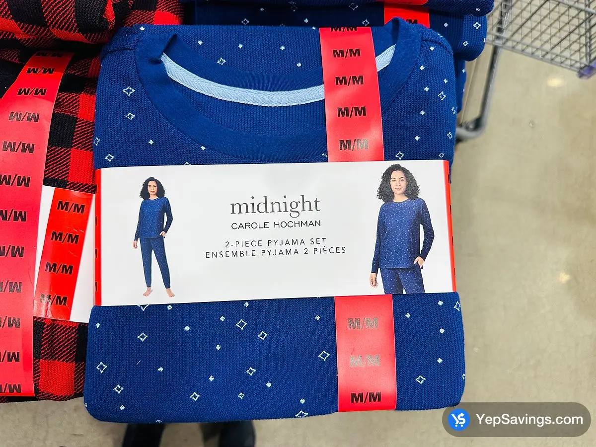 Costco MIDNIGHT WAFFLE PYJAMA SET + LADIES SIZE XS - XL - Canada (ITM 2224002)
