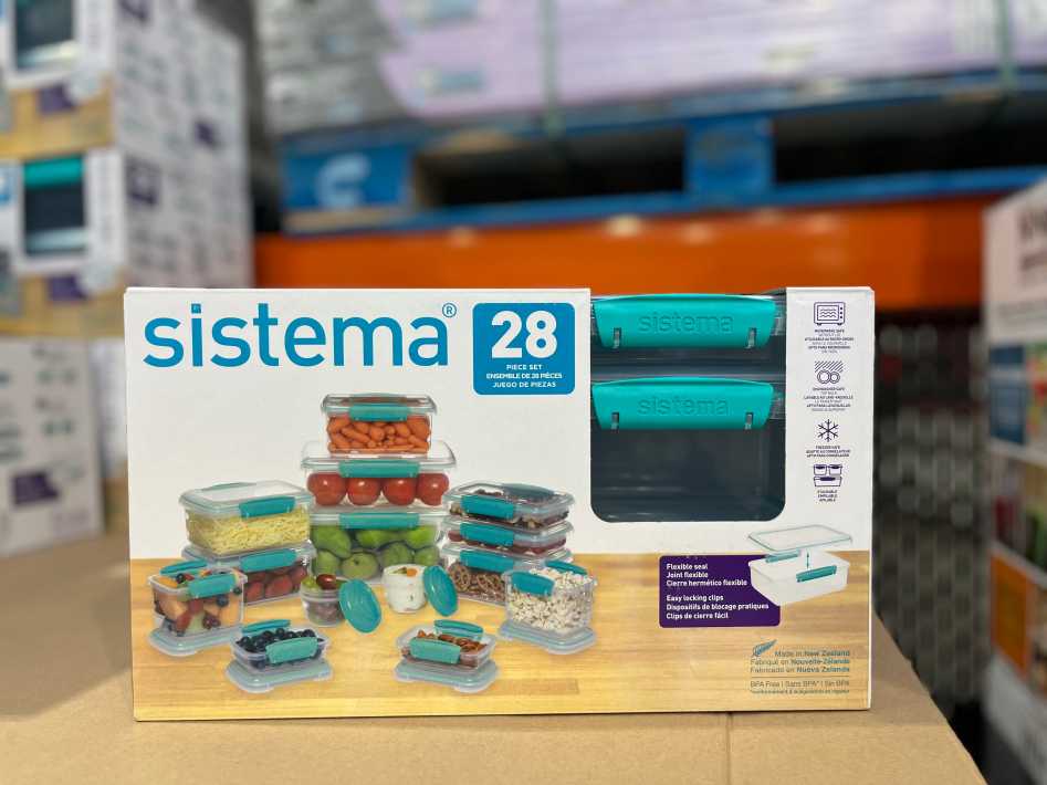 SISTEMA FOOD STORAGE SET 28 PIECE ITM 1033087 at Costco