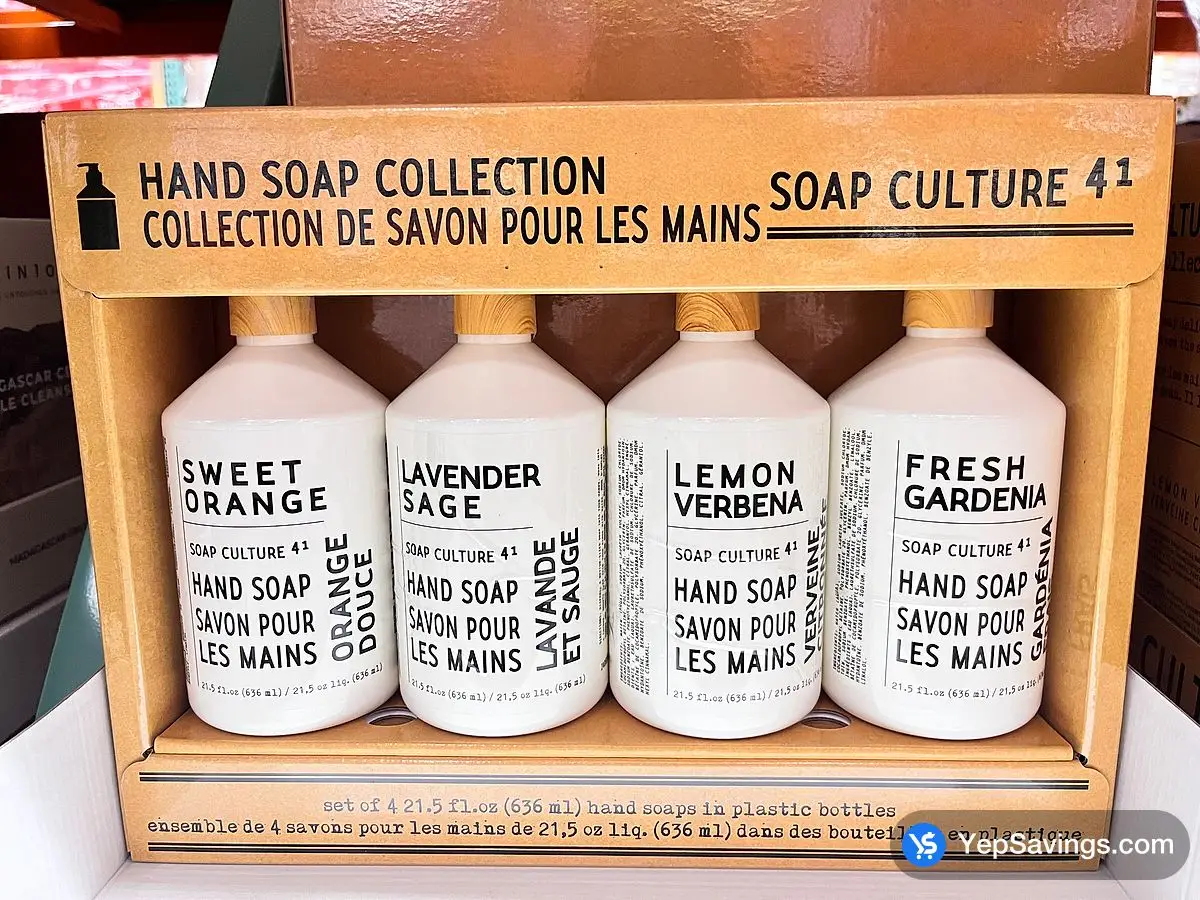 Costco SOAP CULTURE 41 HAND SOAP 4 x 636 mL - Canada (ITM 1791343)