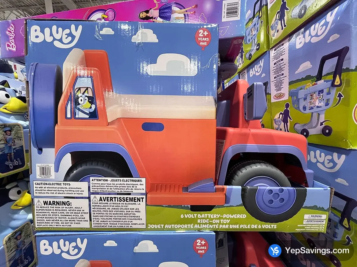Costco BLUEY 6 VOLT BATTERY RIDE - ON TOY - Canada (ITM 1839808)