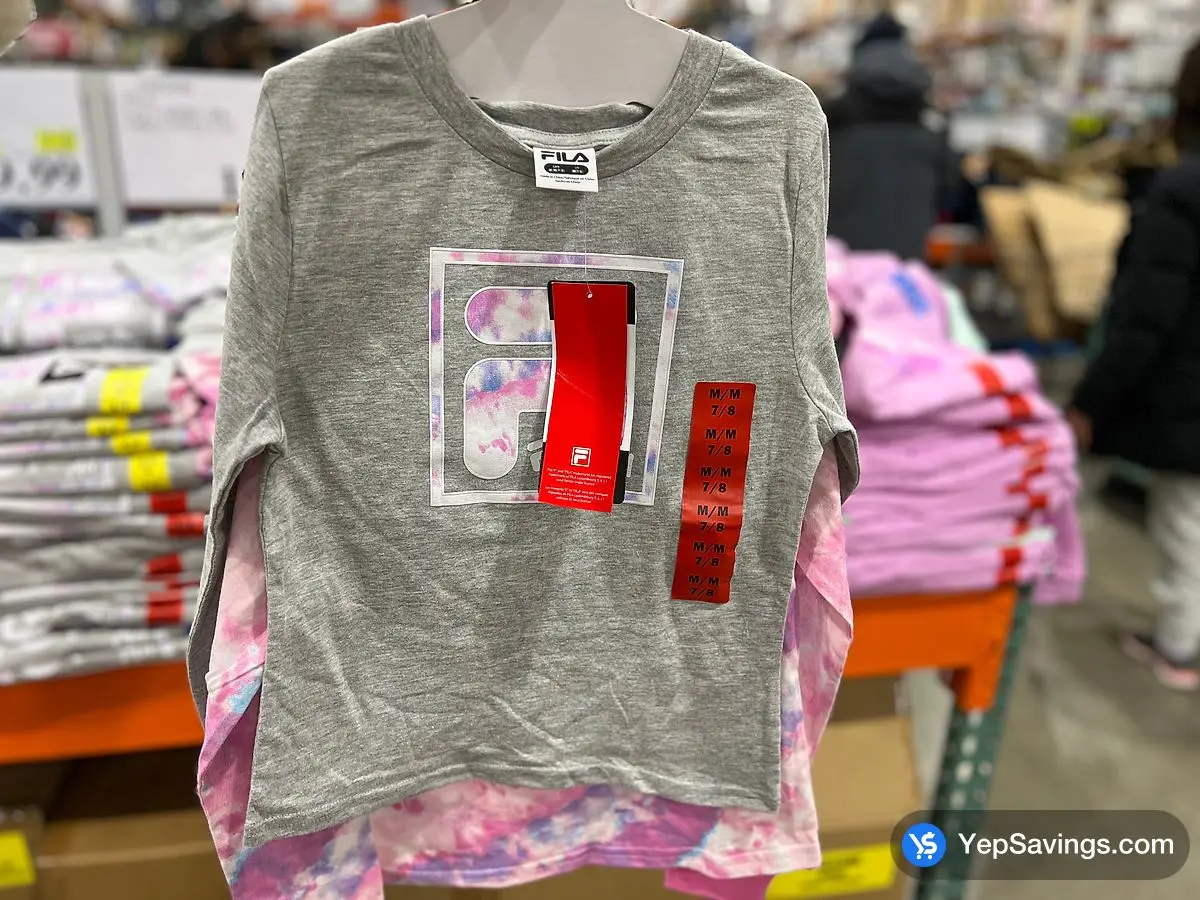Costco FILA L/S T-SHIRT 2PK GIRLS SIZES S-XL - Canada (ITM 1632390)
