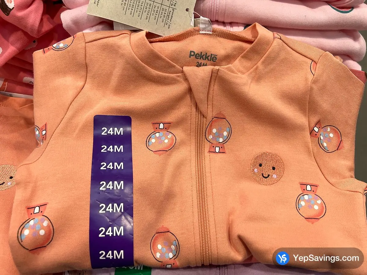 Costco PEKKLE ORGANIC COTTON SLEEPER INFANTS SIZES 3-24M - Canada (ITM 4177411)