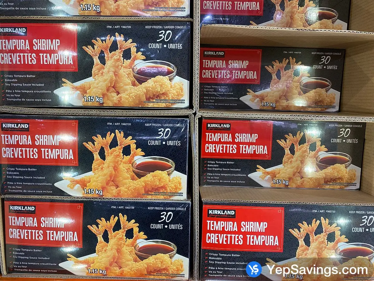 KIRKLAND SIGNATURE TEMPURA SHRIMP 1.15 kg ITM 1562720 at Costco