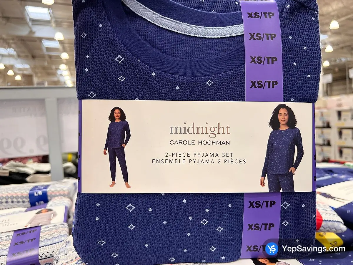 Costco MIDNIGHT WAFFLE PJ SET + LADIES SIZE XS - XL - Canada (ITM 2224000)