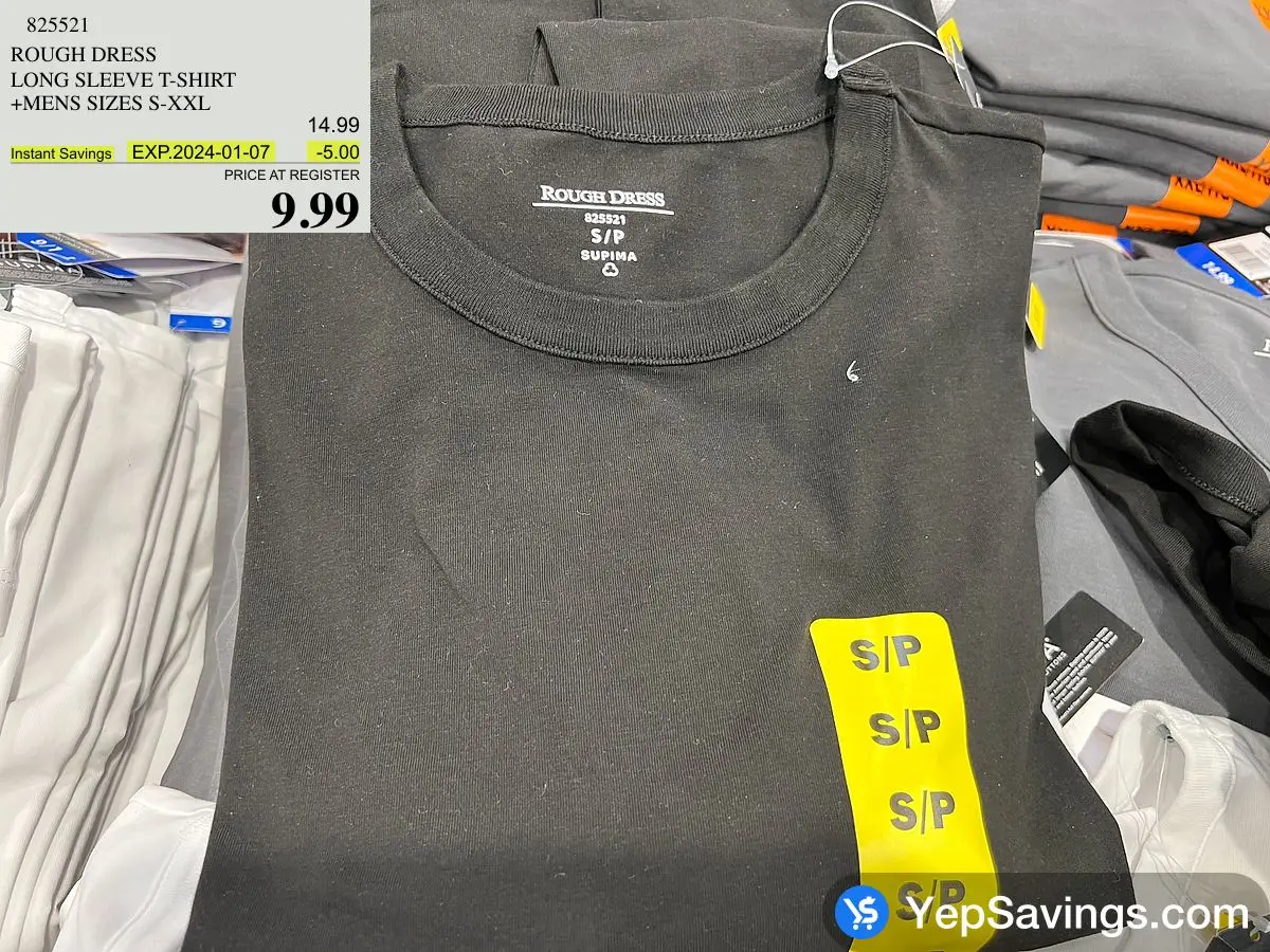 rough dress t shirts costco