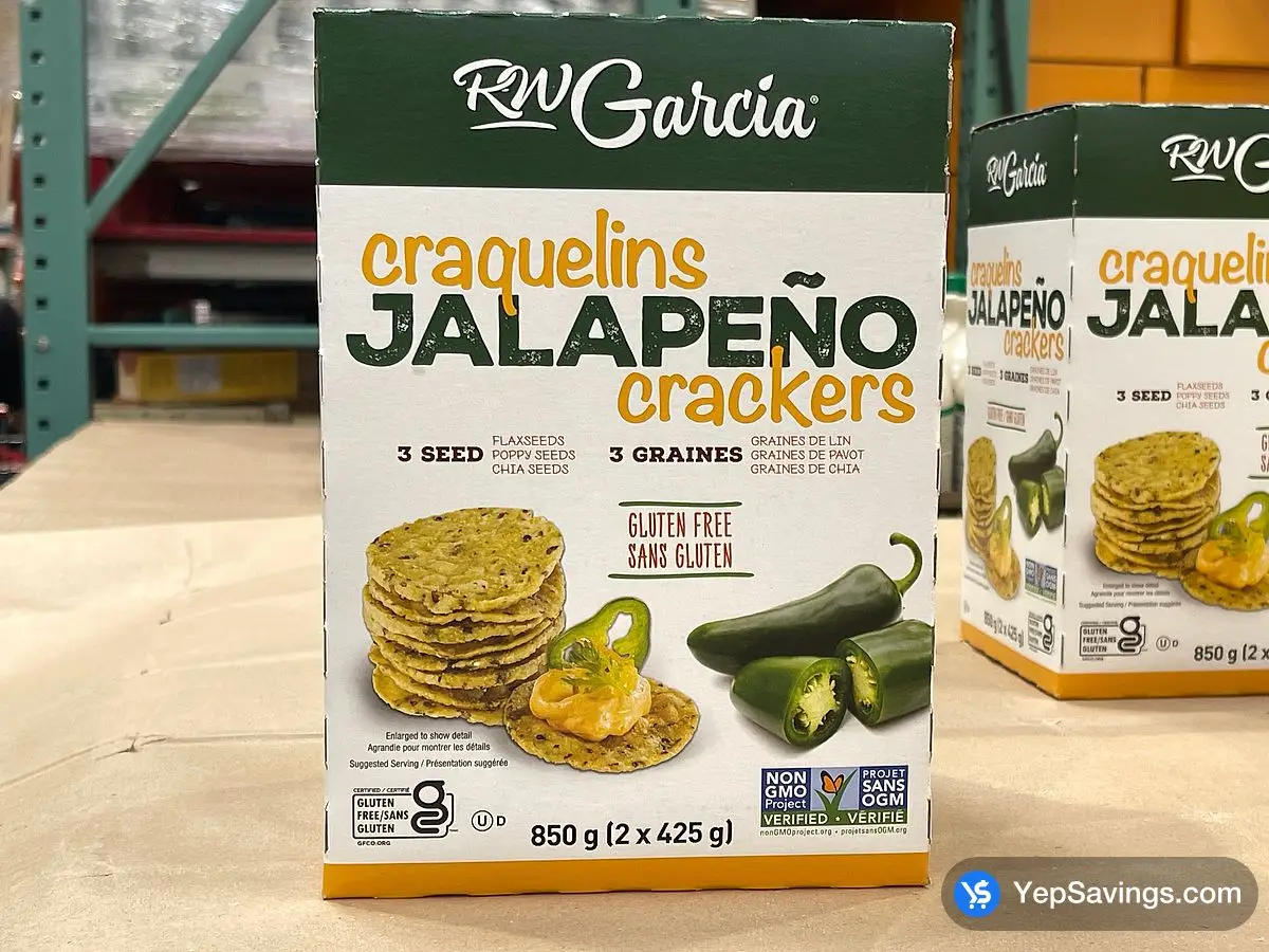 Costco RW GARCIA JALAPENO CRACKERS 2 x 425 g - Canada (ITM 5756101)